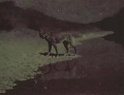 Moon-light,wolf (mk43) Frederic Remington